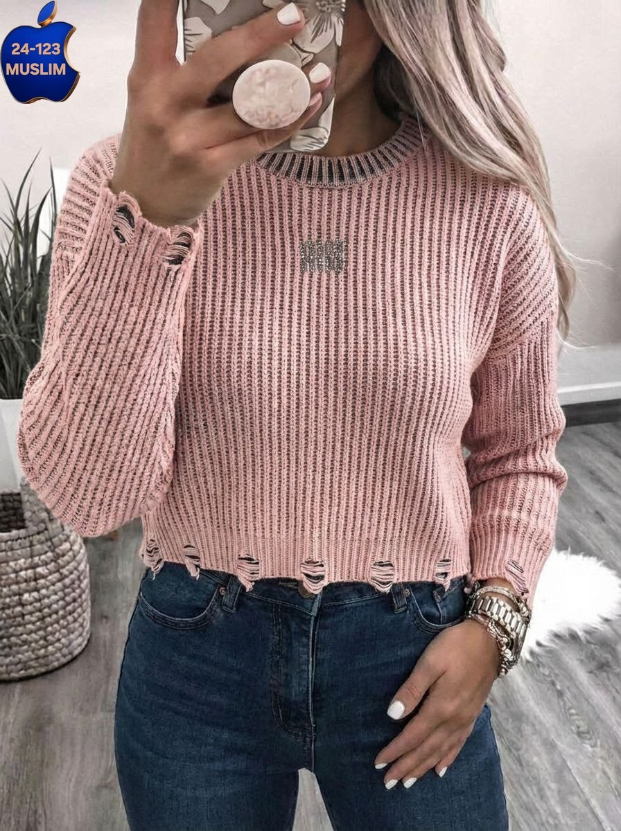 женский свитер,рваный свитер женский,модные свитера,свитер с рванкой женский,кофта женская