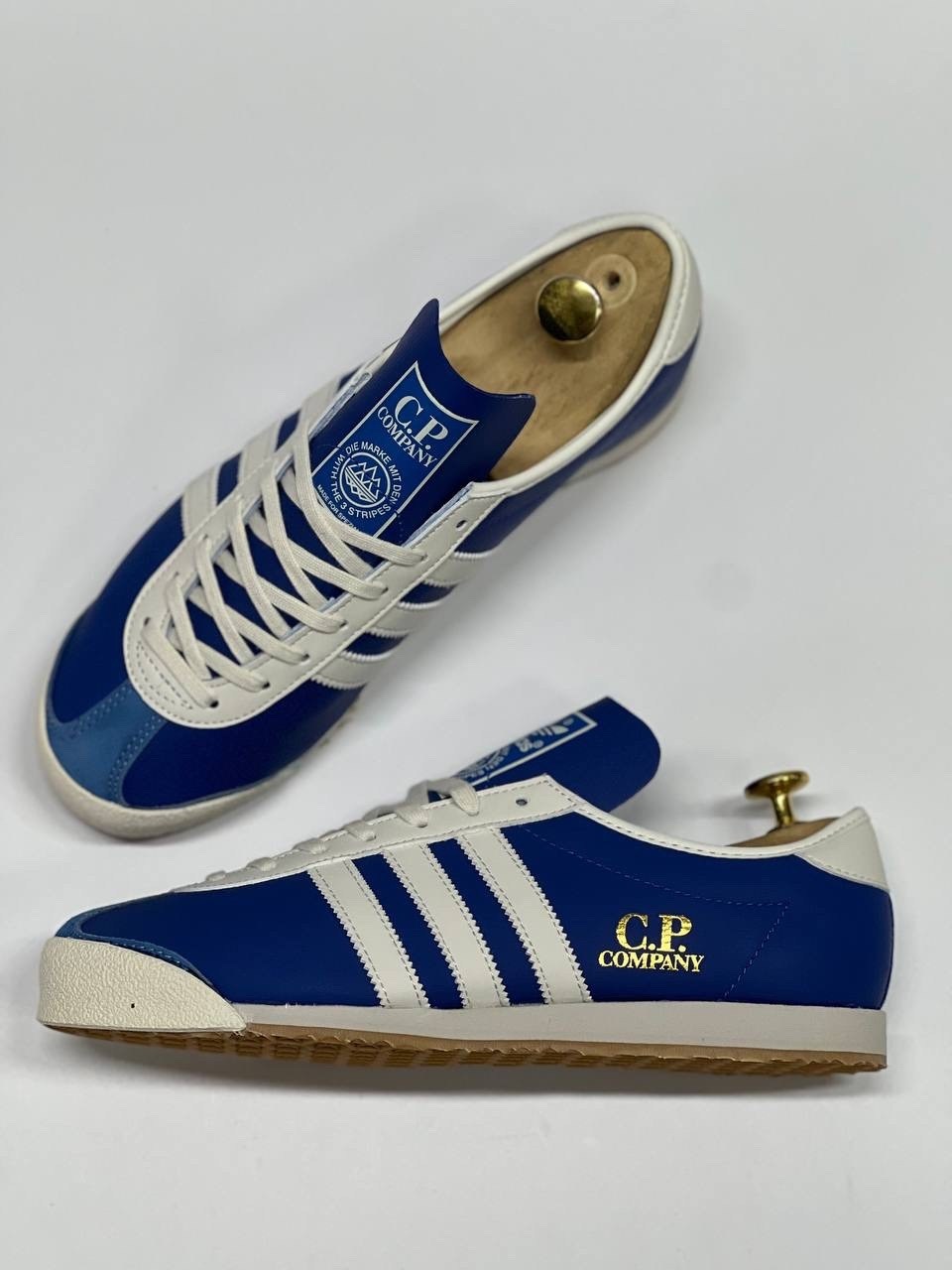 кроссовки x c.p. company italia spzl 'collegiate royal' adidas синий,adidas spzl x c.p. company italia sneaker,кроссовки adidas
