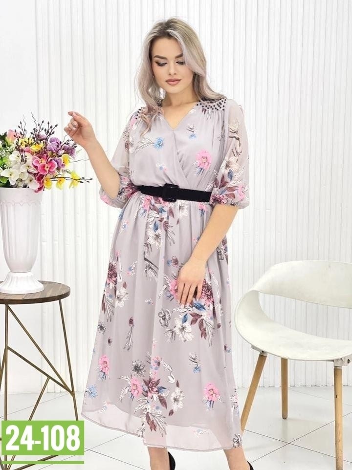 платье женское шифон,платье большие размеры,платье летнее женское,женское платье больших размеров,женское шифоновое платье с поясом