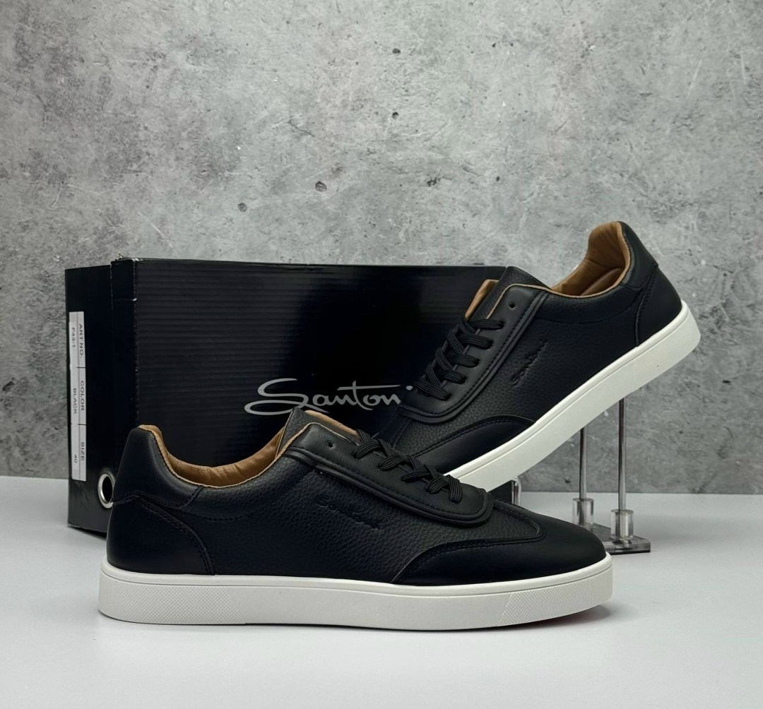 ,мужская ,мужские кеды santoni,кеды santoni,кеды мужские кожаные