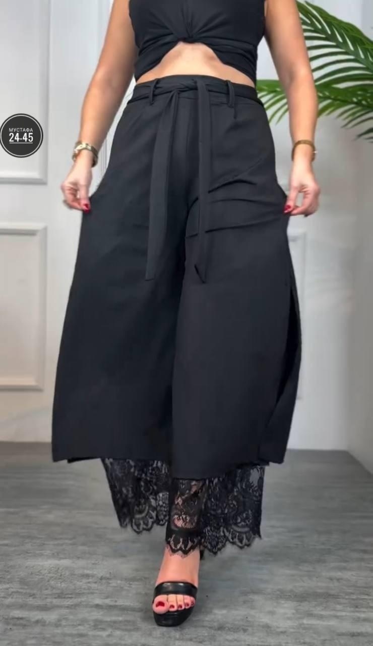 женские брюки,брюки кружева,брюки женские широкие,брюки гипюровые,модные брюки