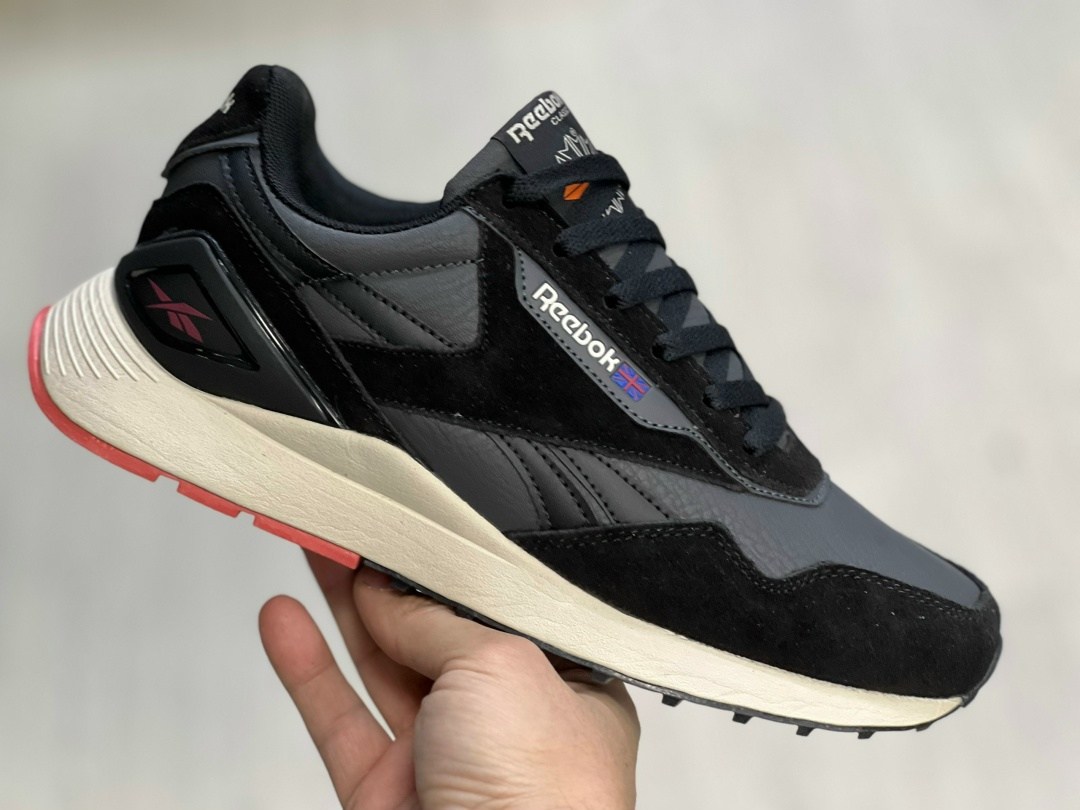 кроссовки reebok classic leather 'black army green',мужские кроссовки reebok,кроссовки reebok classic,кроссовки reebok classic leather,кроссовки унисекс reebok classic leather зеленые