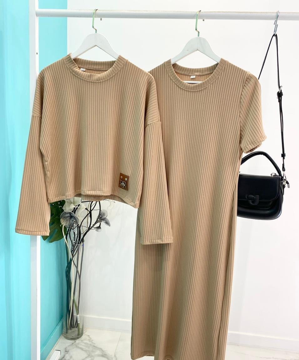 костюм двойка лапша,женский костюм лапша,костюм лапша,костюм с юбкой лапша беж knitka wear,двойка лапша