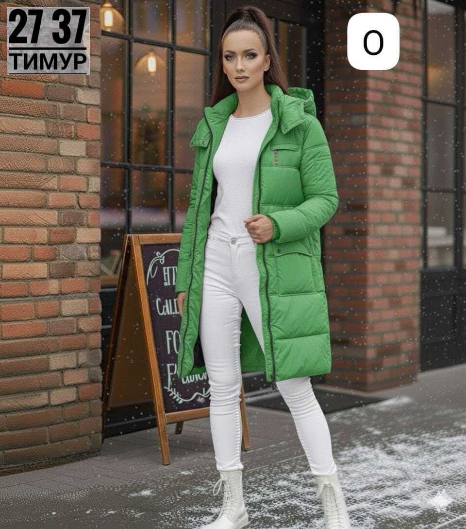 куртка демисезонная,куртка женская зеленая,куртка женская,куртка удлиненная,женская куртка демисезон арт.8580 - зеленая