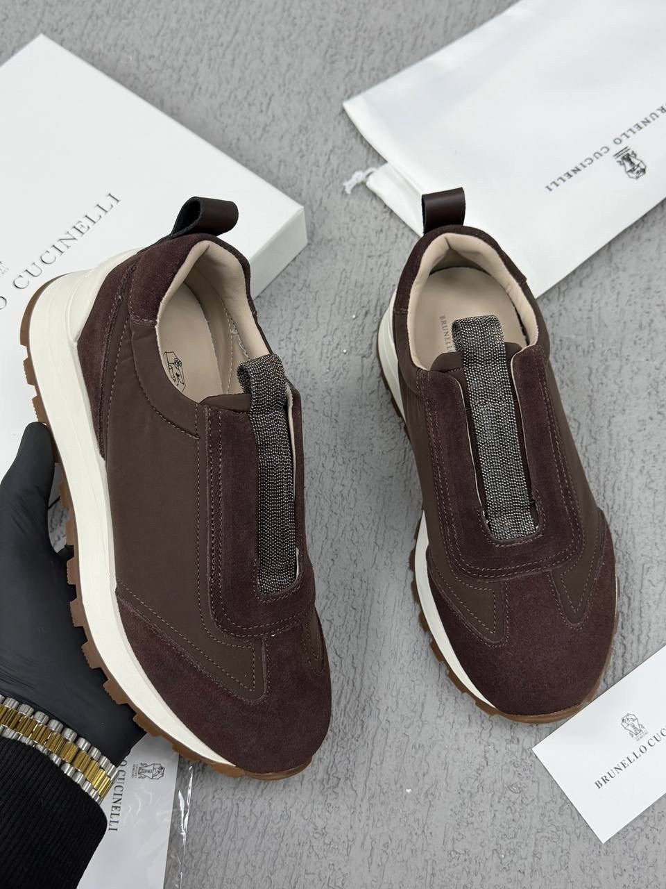 комбинированные кроссовки brunello cucinelli,замшевые кроссовки brunello cucinelli,кроссовки brunello cucinelli черный,brunello cucinelli кроссовки,