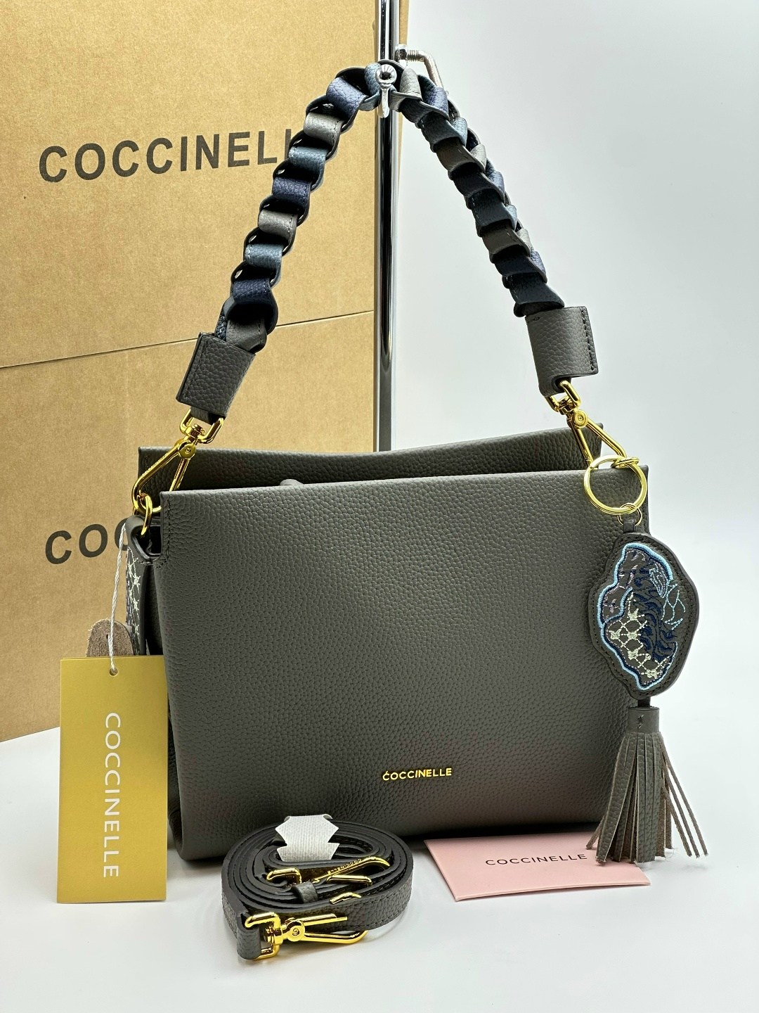 сумка coccinelle,сумка boheme coccinelle,сумка кожаная coccinelle boheme small,coccinelle сумка boheme grana double,сумка женская coccinelle