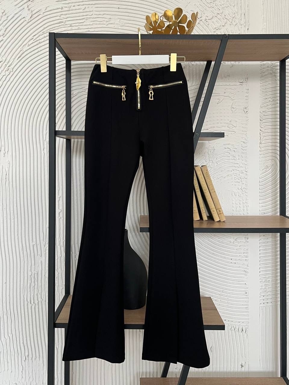 ispanyol paça pantolon,брюки женские с,брюки с высокой талией,брюки клеш,черные брюки