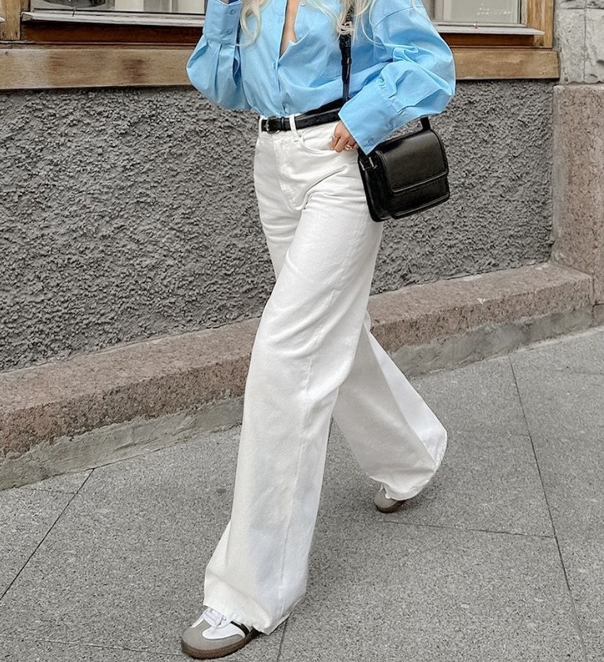 белые джинсы,белые широкие джинсы,джинсы женские белые,джинсы модные,джинсы широкие