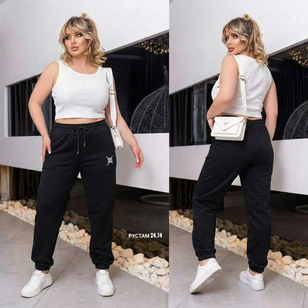 женские спортивные брюки большого размера,женские брюки спортивные,брюки спортивные,брюки для женщин,трикотажные джоггеры