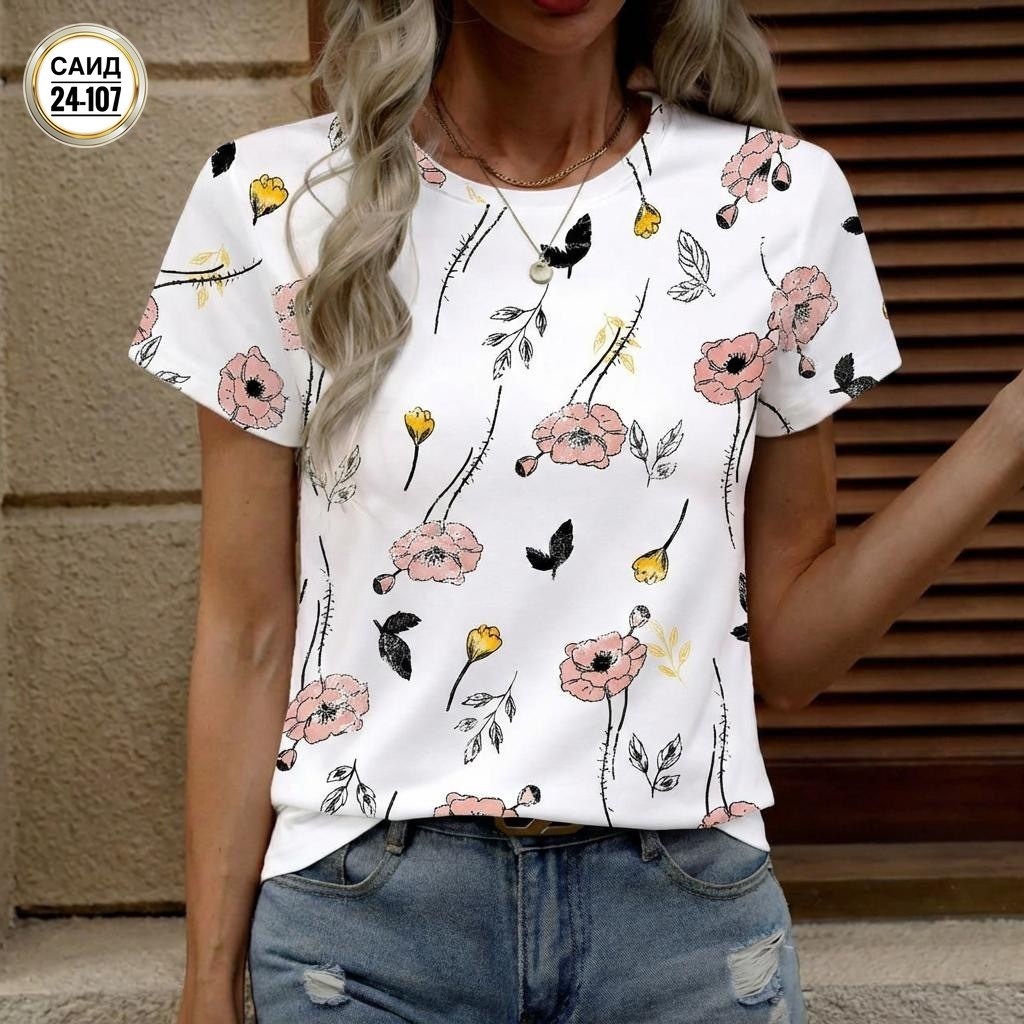 женская футболка,женская футболка с коротким рукавом,женская летняя футболка,модная женская футболка,футболки женские с принтом