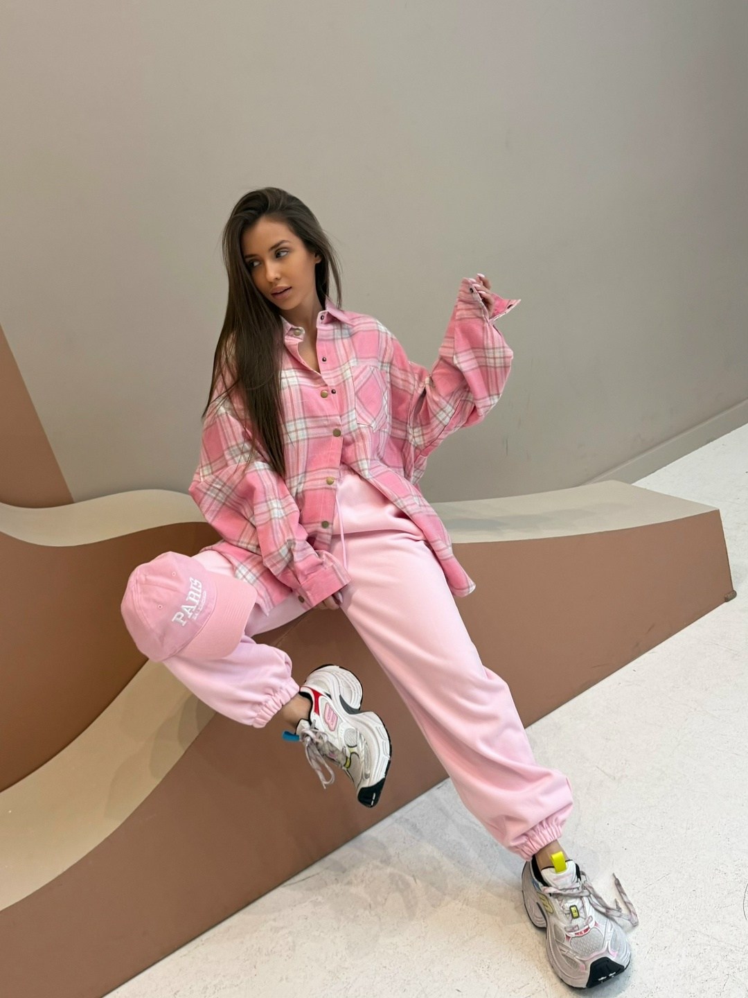 рубашка женская в клетку оверсайз,женская рубашка в клетку,рубашка оверсайз в клетку,рубашка модная,женская рубашка