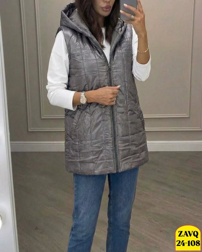 жилетка женская,жилет женский,жилет на синтепоне женский,жилет удлиненный,жилет на синтепоне