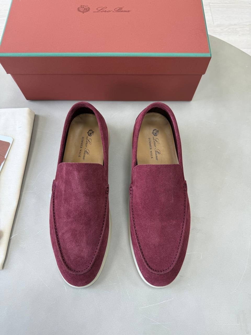 ,лоферы loro piana,замшевые лоферы,loro piana бордовые лоферы,бордовые лоферы