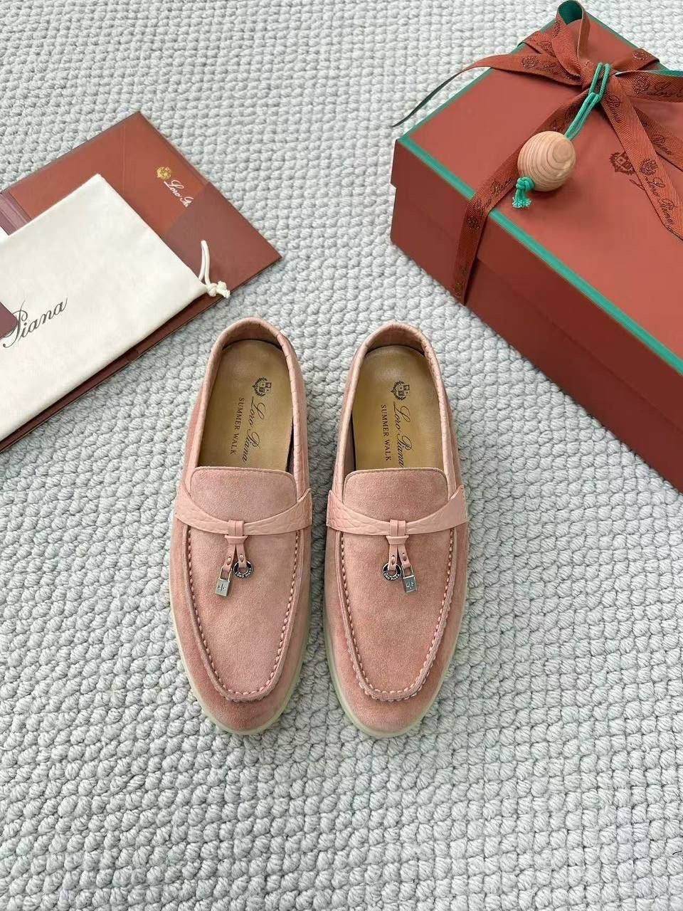 loro piana лоферы женские,лоферы loro piana,замшевые женские лоферы loro piana розовые,,лоферы loro piana summer walk