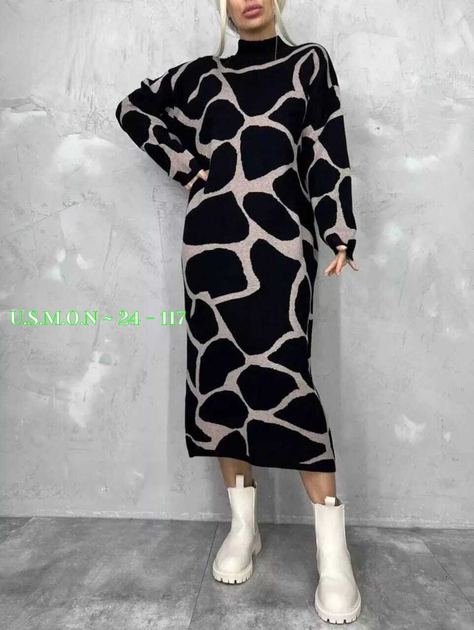 платье женское теплое длинное оверсайз,платье-водолазка оверсайз длинное теплое pa&bn fashion,вязаное женское платье,водолазка оверсайз длинная,платье женское теплое длинное оверсайз леопард