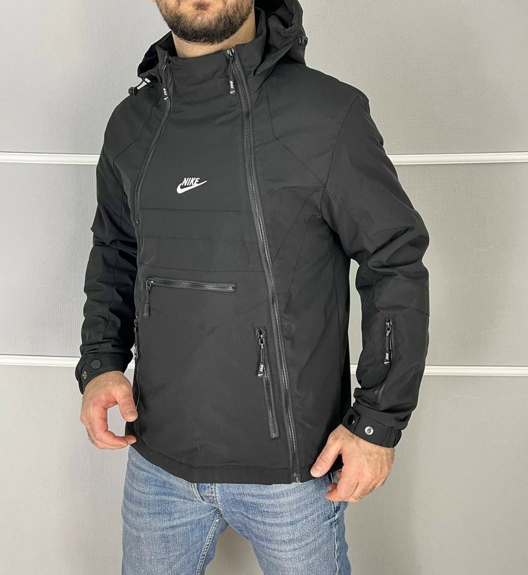 куртка весенняя мужская nike,куртка мужская белое,демисезонная куртка анорак,куртка демисезонная мужская nike,куртка мужская nike