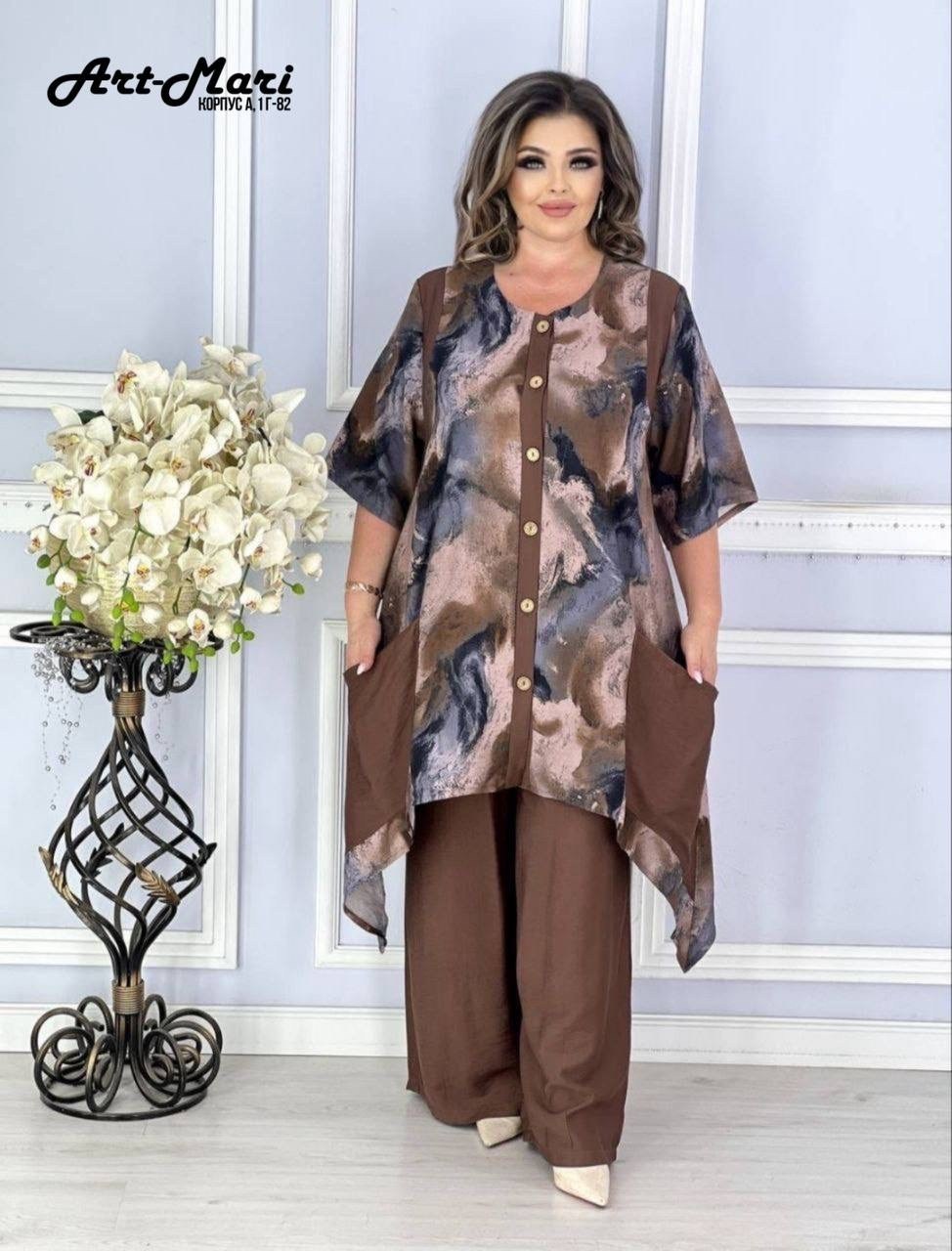 женский костюм, больших размеров,костюм женский тройка,женские костюмы больших размеров,костюм двойка "кэйт состоящий из ассиметричной тун