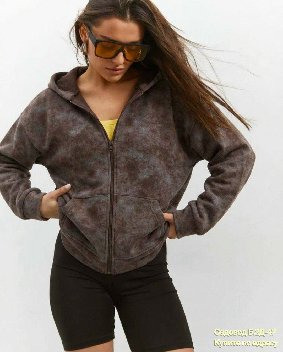 женское толстовка,женская кофта,толстовка,свитшот и толстовка,женская худи свободного кроя с эффектом варeнки