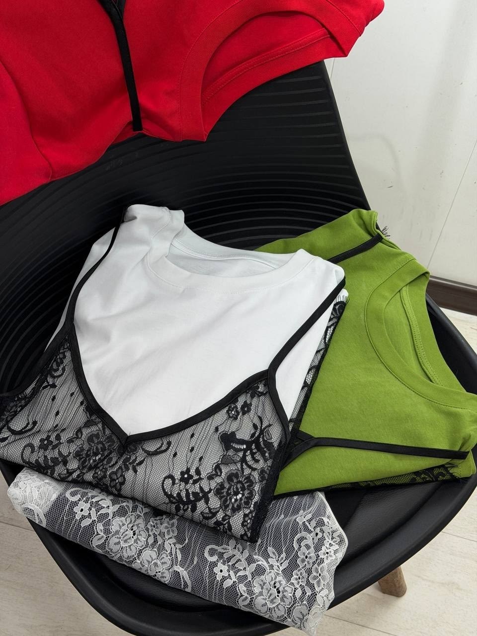 футболки комплект,кружевная майка,кружевные топы,футболка с кружевом,топ с кружевом