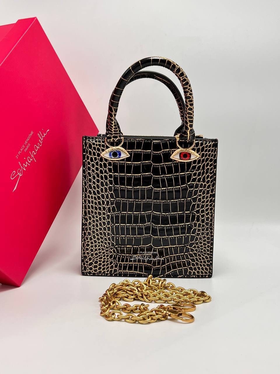 сумка-тоут schiaparelli,сумка schiaparelli,брендовая женская сумка,сумка,брендовые сумки