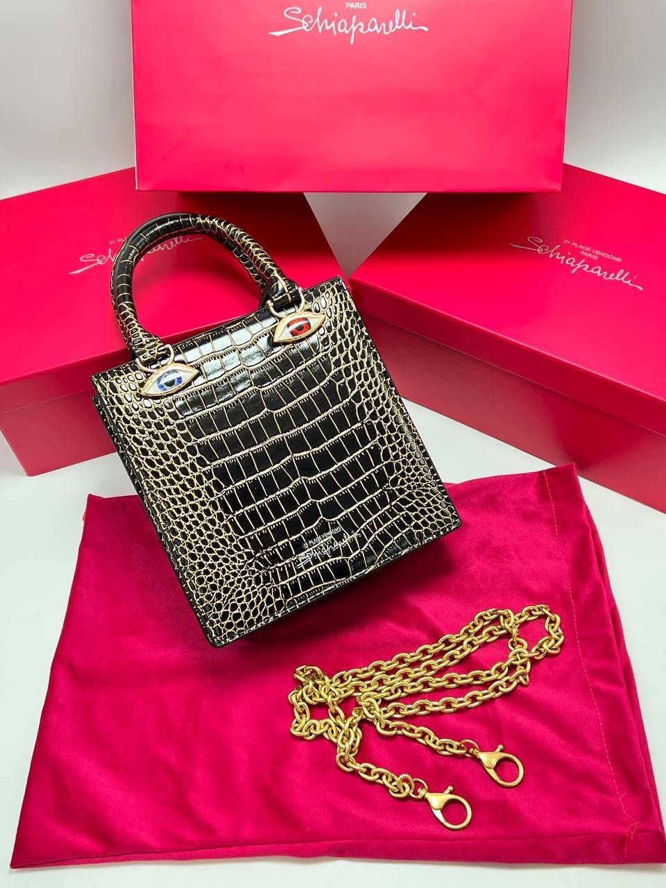 сумка-тоут schiaparelli,сумка schiaparelli,брендовая женская сумка,сумка,брендовые сумки
