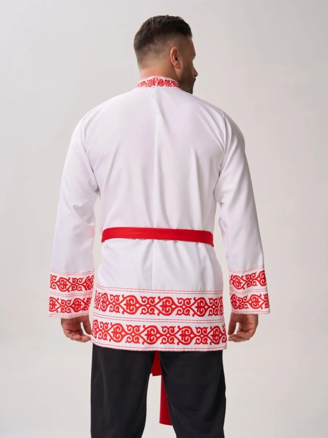 рубаха народная мужская,мужская косоворотка народная русская народная,славянский костюм мужской,русская рубашка косоворотка "лютич",русская рубаха