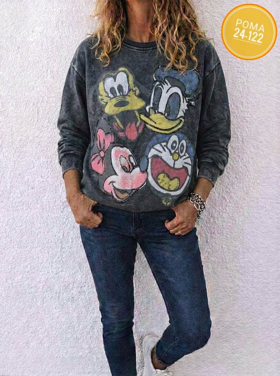 свитшот женский,детский свитшот,свитшот толстовка,свитшот,disney donald duck sweatshirt