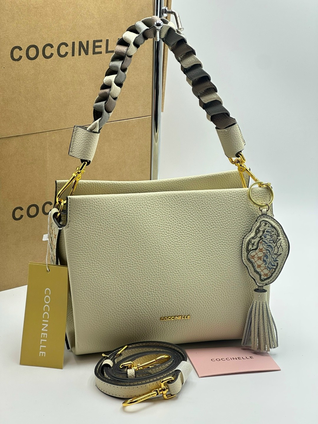 сумка coccinelle,сумка boheme coccinelle,сумка кожаная coccinelle boheme small,coccinelle сумка boheme grana double,сумка женская coccinelle