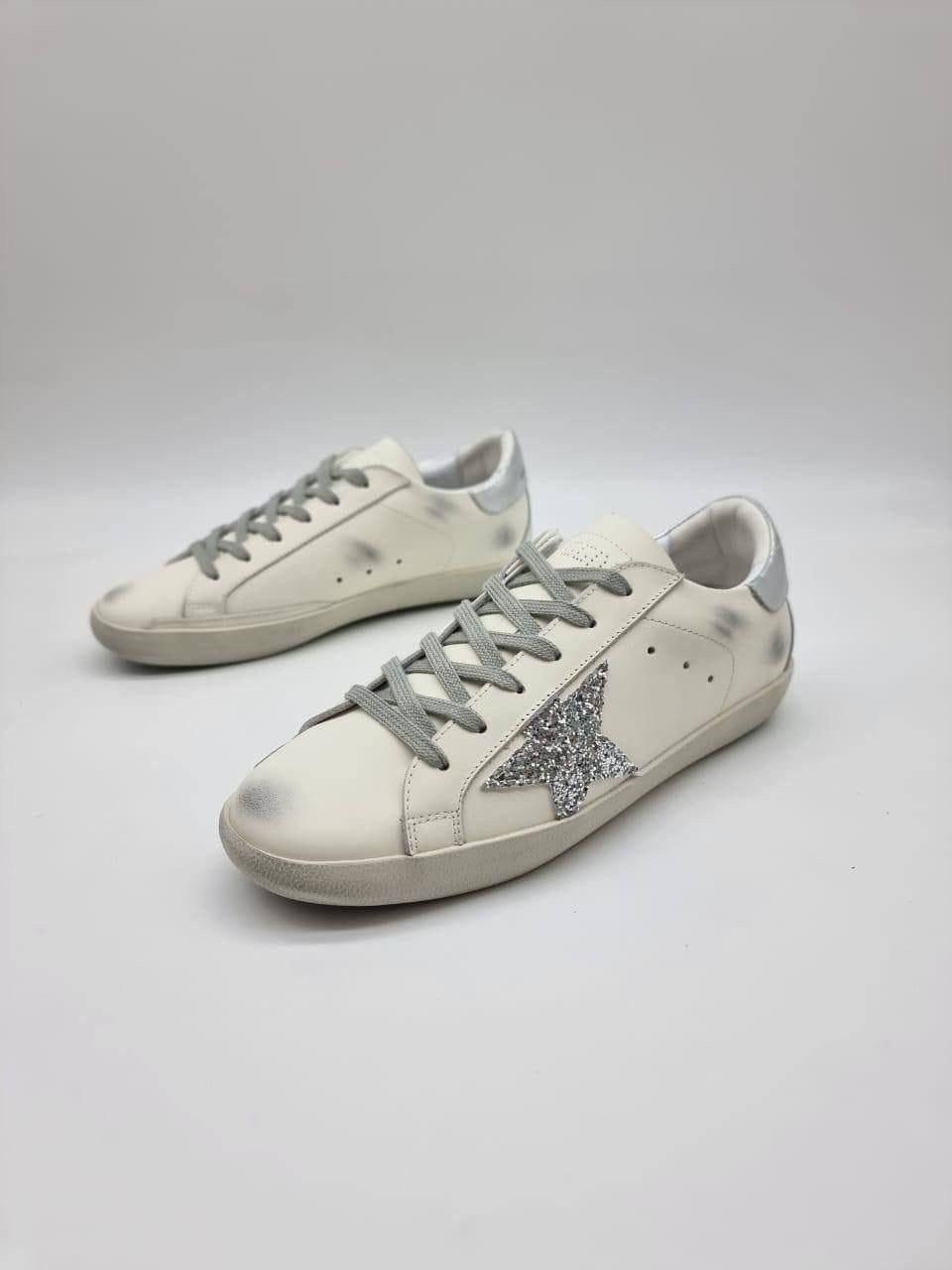 женские кожаные кроссовки golden goose super-star premium - white / silver,кеды golden goose женские,кроссовки golden goose,кеды golden goose,женские кроссовки golden goose 2026-2026 белые с блестящей