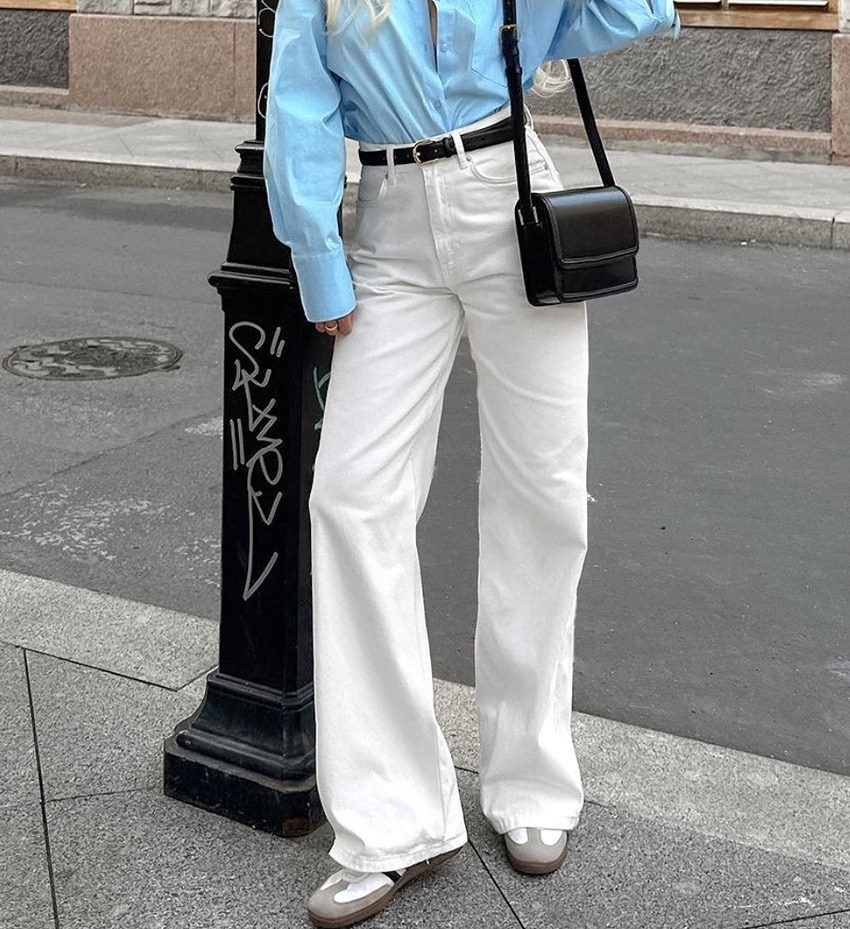 белые джинсы,белые широкие джинсы,джинсы женские белые,джинсы модные,джинсы широкие