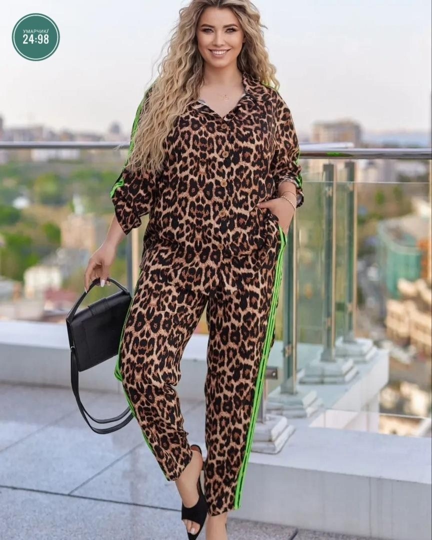 женские костюмы больших размеров,костюм леопардовый,костюм двойка женская,брючный костюм больших размеров,женские костюмы брючные