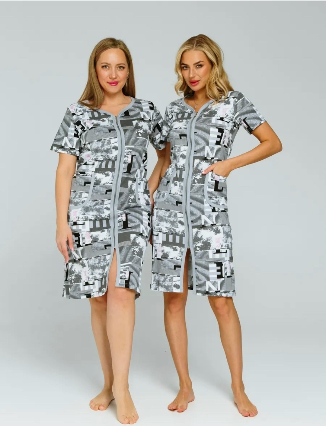 халат домашний женские,халат женский для дома,халат домашний на молнии ohana market,халат женский,халат домашний на молнии