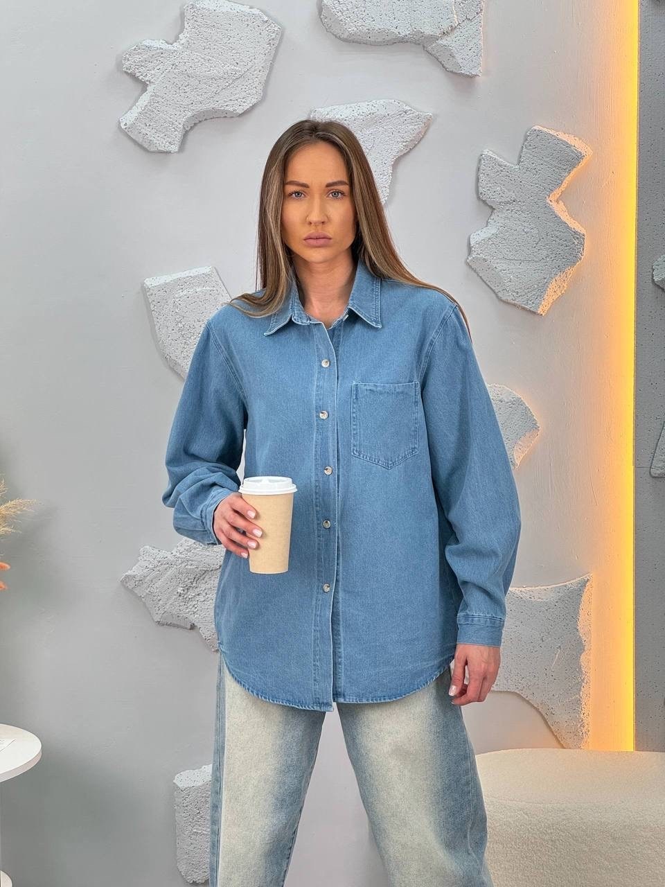 рубашка джинсовая женская,джинсовая рубашка,рубашка джинсовая оверсайз,джинсовая рубашка свободная,женская рубашка