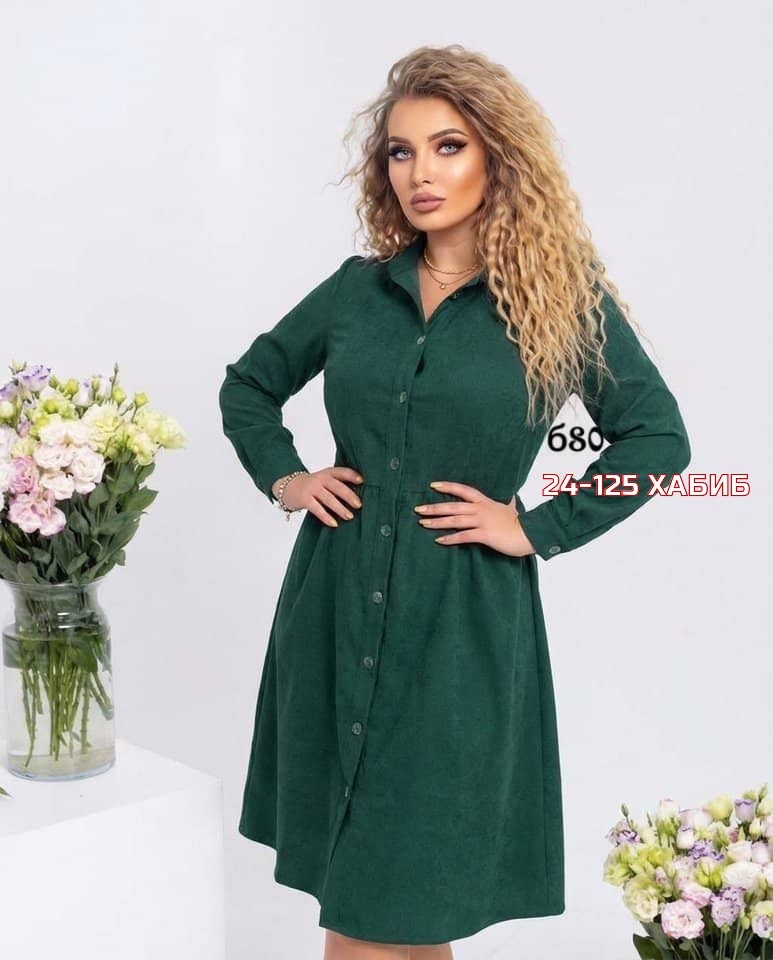 платье рубашка джоанна (изумруд) п8528 lt collection,платье женские,платье вельвет,платье рубашка вельвет,платье рубашка вельветовое felicia miccoli цвет изумрудный