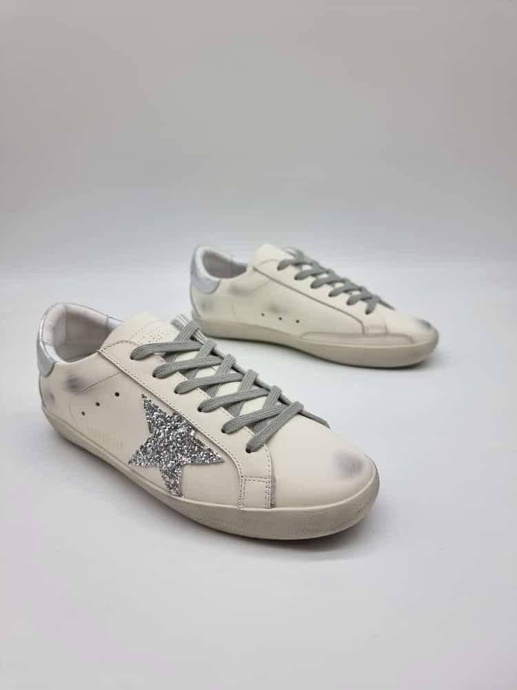 женские кожаные кроссовки golden goose super-star premium - white / silver,кеды golden goose женские,кроссовки golden goose,кеды golden goose,женские кроссовки golden goose 2026-2026 белые с блестящей