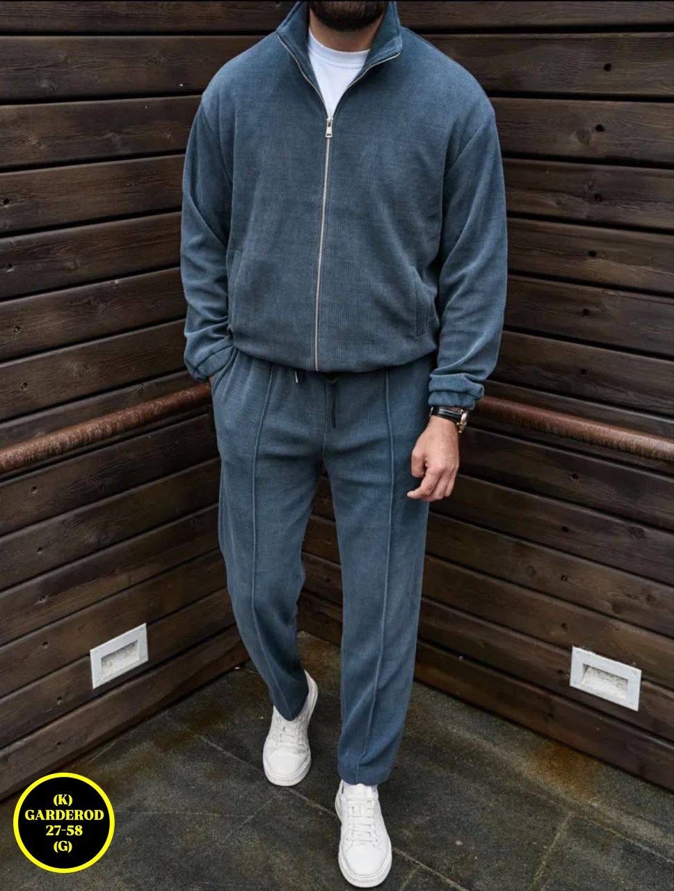 мужской спортивный костюм из вельвета,костюм спортивный мужской,мужская мода,костюм повседневный,мужской вельветовый спортивный костюм