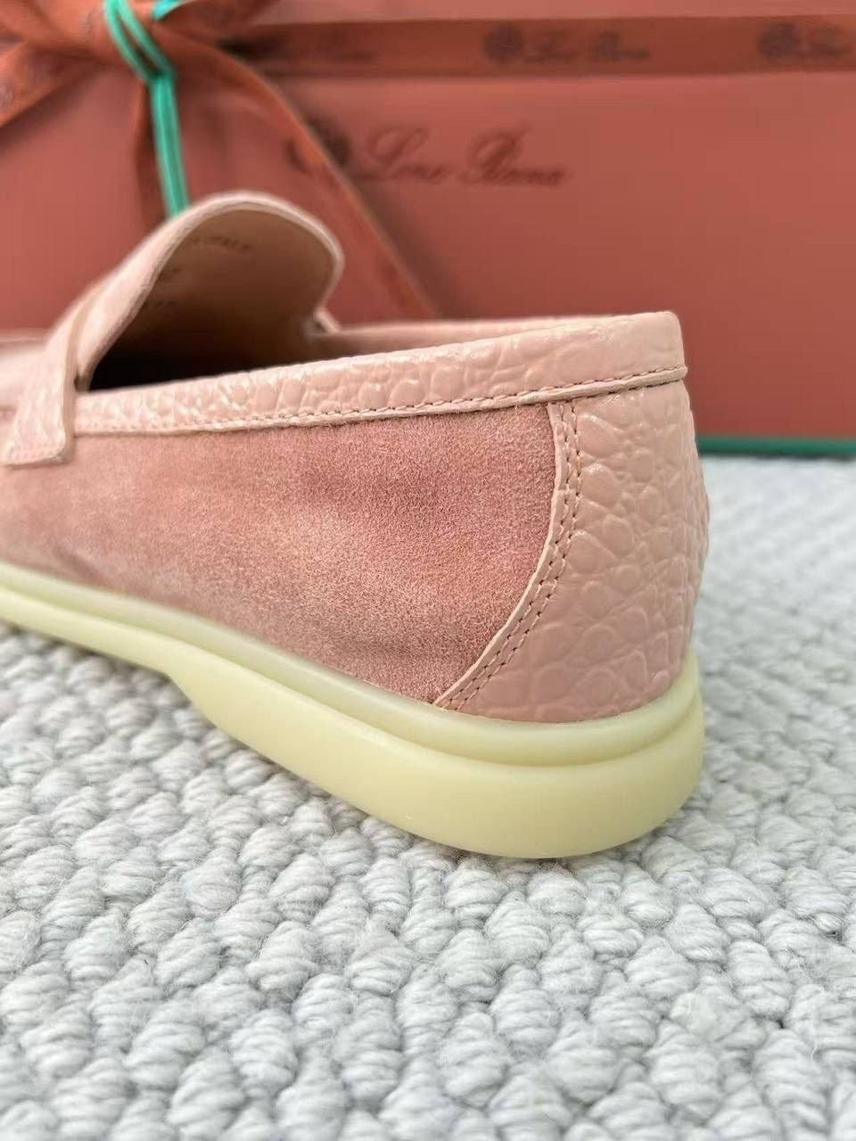 loro piana лоферы женские,лоферы loro piana,замшевые женские лоферы loro piana розовые,,лоферы loro piana summer walk