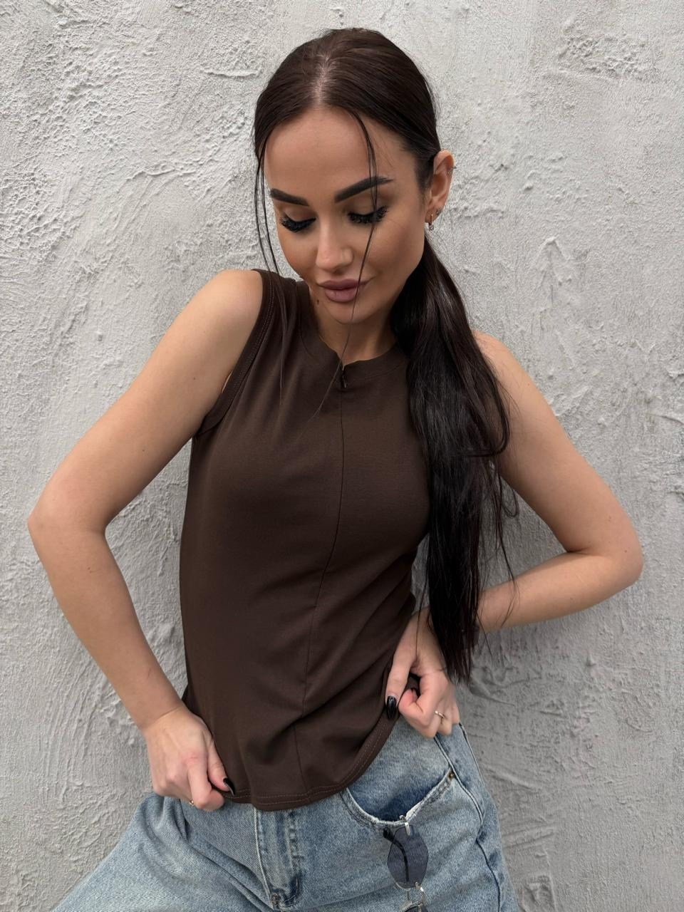 майка женская,топ женский,майка короткая,майки и топы,майка на молнии