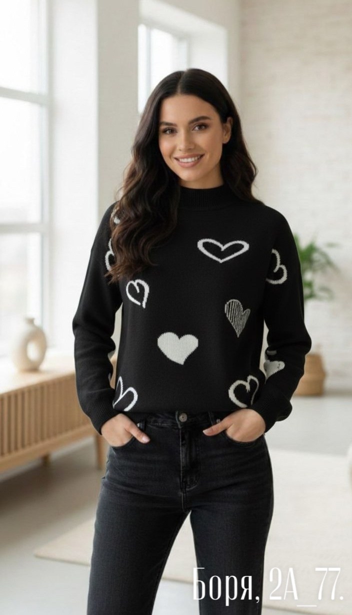 свитер женский,женская кофта,кофта женская свитер,свитшот женская,джемпер с сердечками