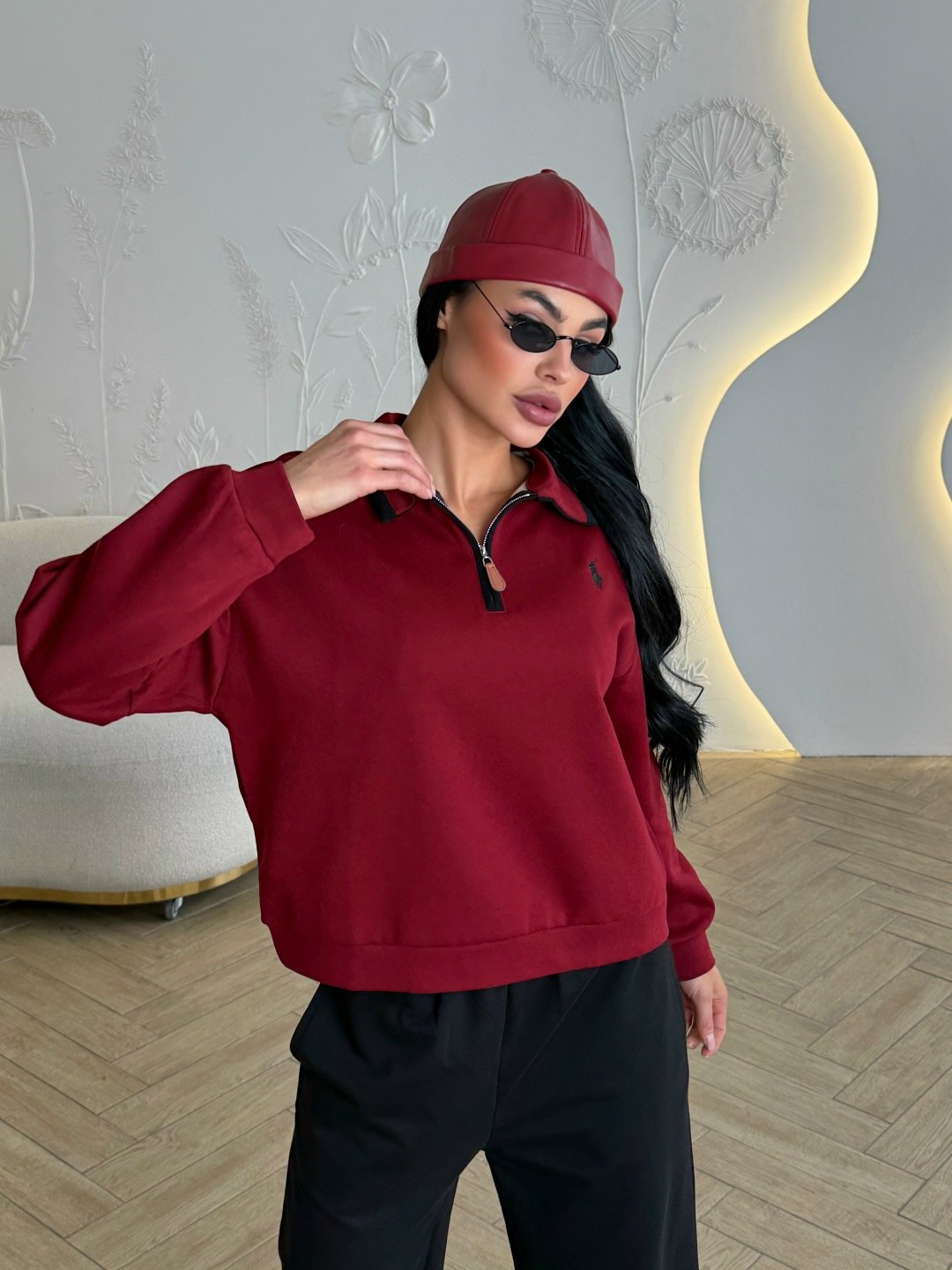 женская кофта,свитшот женский,спортивный костюм теплый с начесом la la dream,свитер оверсайз,костюм женский