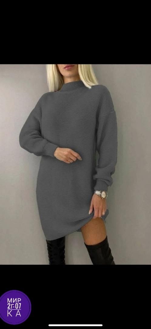 туника женская свитер вязаное платье alk 108922493,свитер женский длинный с горлом вязаное платье туника теплое luxery,платье женское вязаное,платье вязанное,туника вязаный