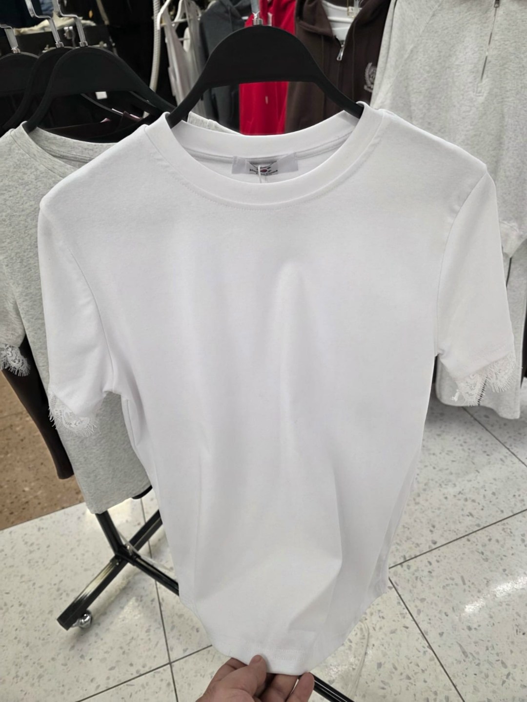 футболки женская,футболка с кружевами,футболки модные,cвитшот с кружевом,серый свитшот