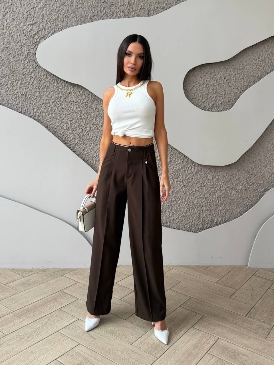женские брюки палаццо,брюки палаццо,брюки палаццо женские шоколадные,широкие брюки,брюки палаццо широкие