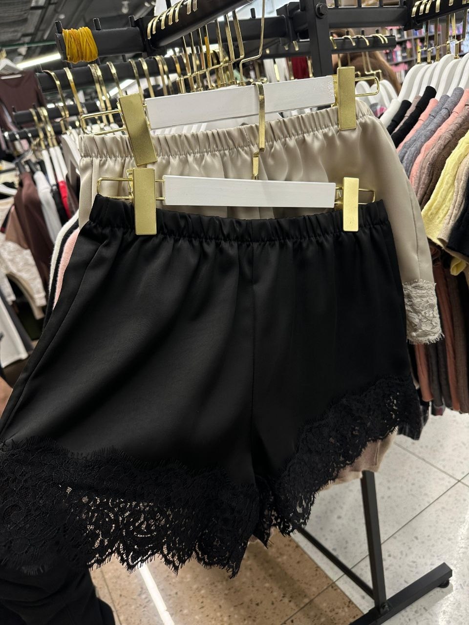 кружевные шорты,шорты с кружевом,женские шорты,повседневные шорты,меховые шорты