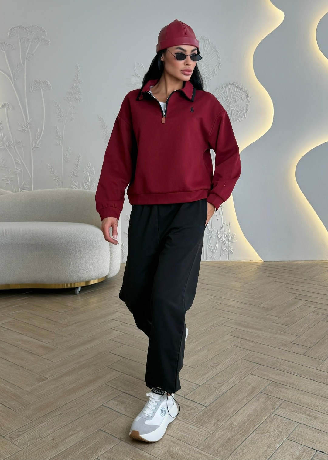 женская кофта,свитшот женский,спортивный костюм теплый с начесом la la dream,свитер оверсайз,костюм женский