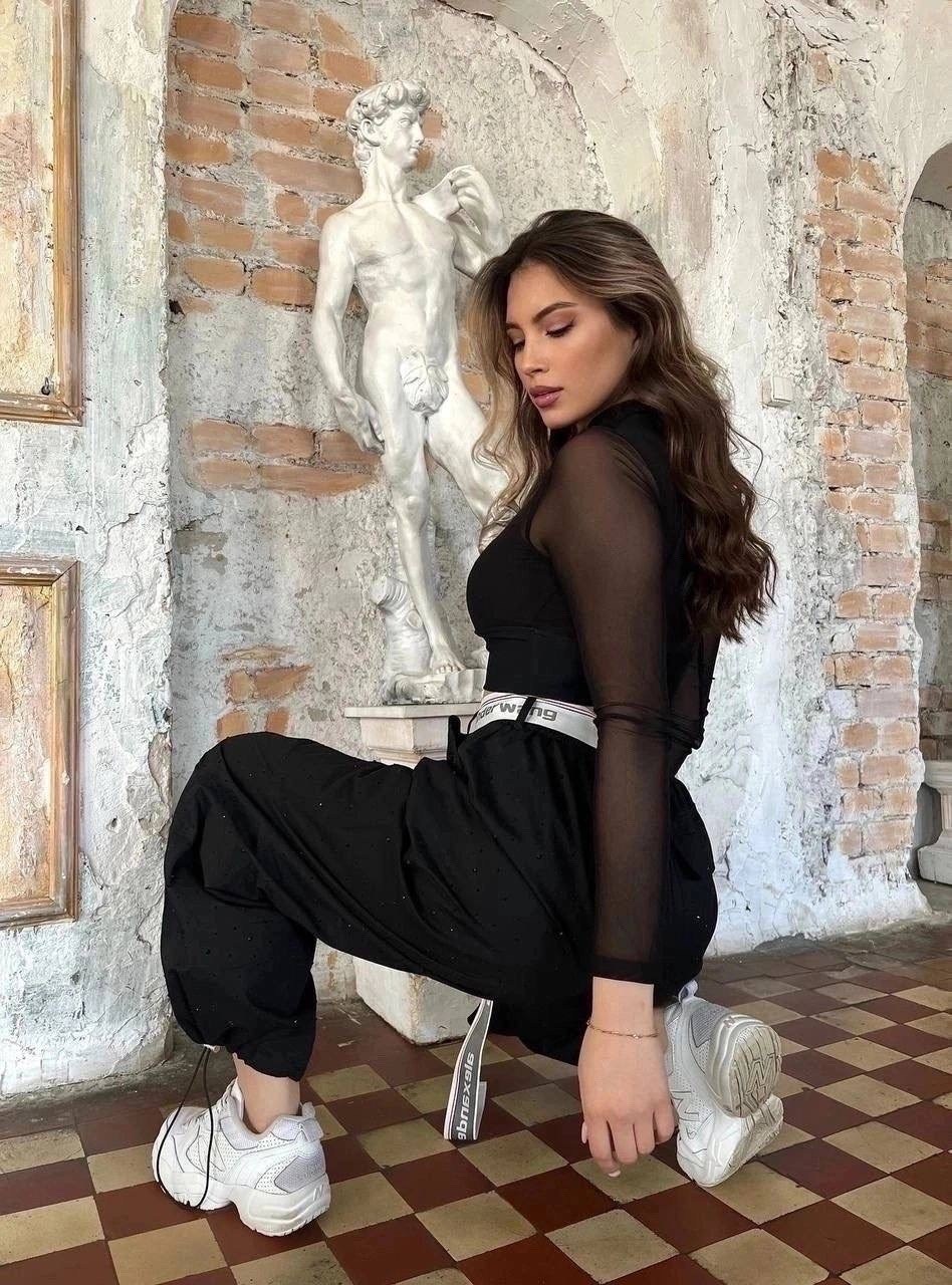 брюки карго женские широкие,мешковатые штаны карго женские,брюки свободного кроя,брюки карго женские,модные штаны