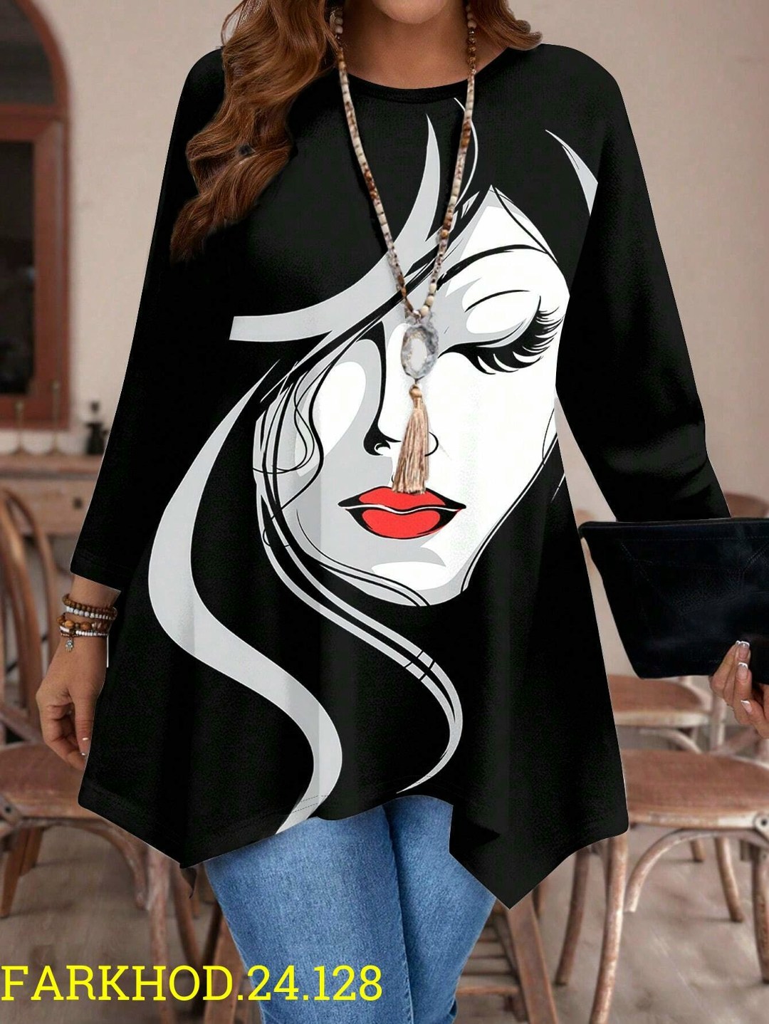 женская туника,туника большие размеров,туника #22453366,туника больших размеров,женская туника ткань крепун сублимация