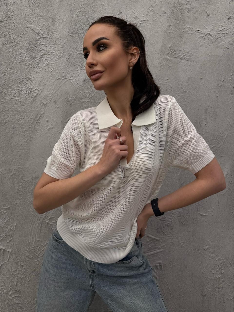 женская кофта,кофта поло,кофточка на замке,футболка поло женская,джемпер