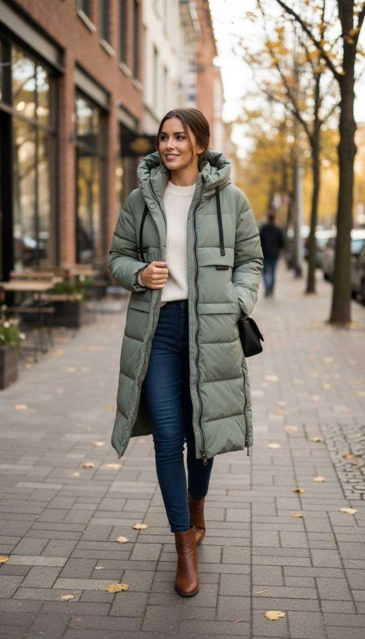 женский пуховик 7068-s92 бежевый,женские пуховики,бежевый пуховик,пуховик зимний длинный с капюшоном оверсайз ksulor brand,женская зимняя куртка