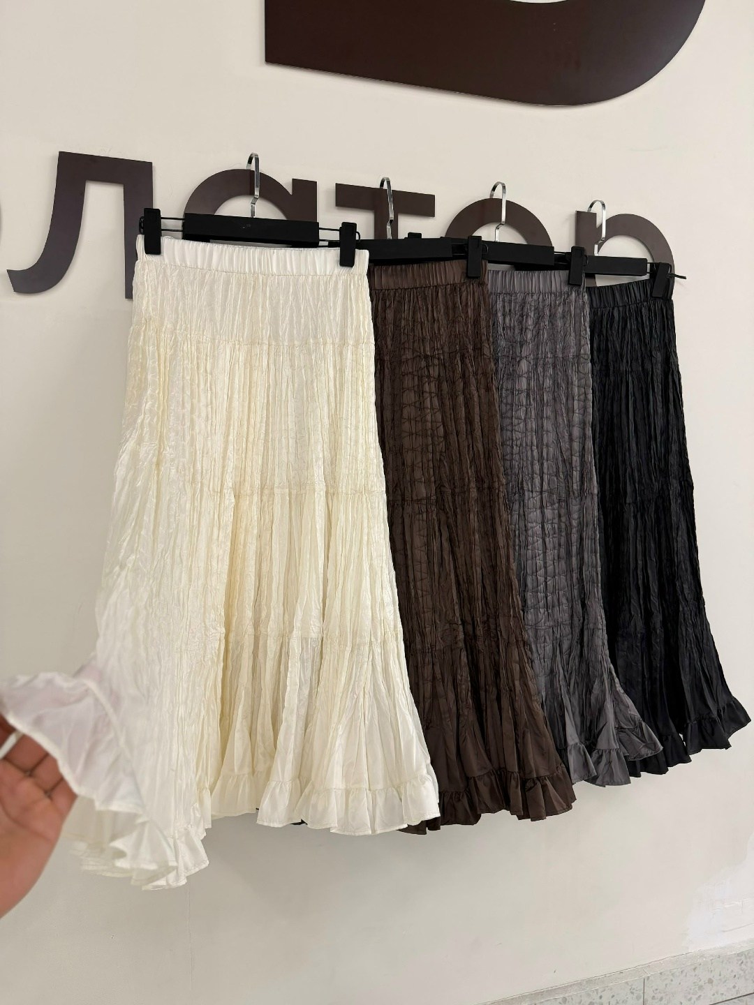 женская плиссированная юбка,плиссированная юбка,женская плиссированная летняя повседневная юбка миаке,женская плиссированная юбка средней длины,длинная плиссированная юбка